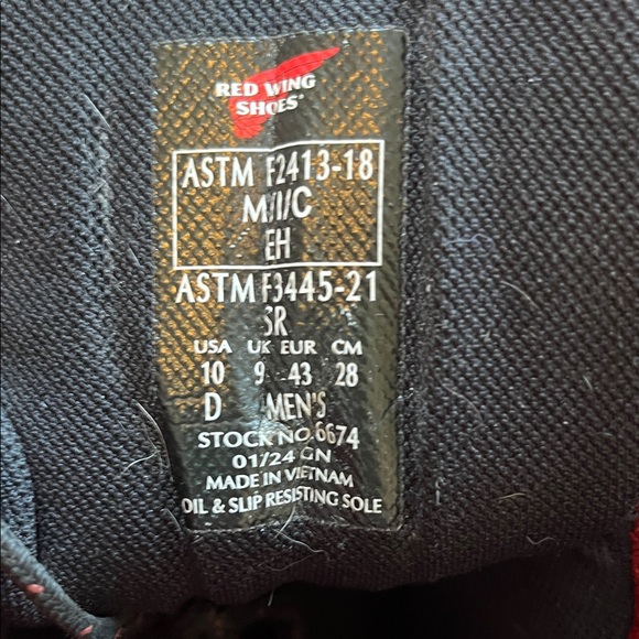 Red Wing Steel Toe Hiking and work Boots main image 7